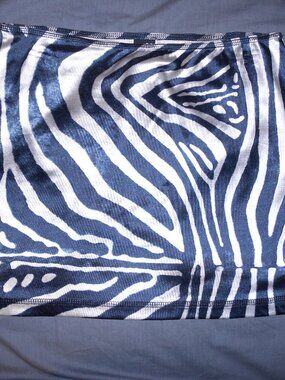 Zebra Print Miniskirt